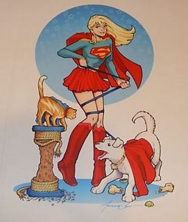 Amanda Conner - SuperGirl limited print 11x17