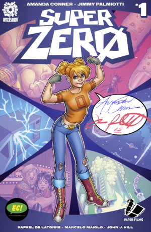 SuperZero #1 PAPERFILMS Store EXCLUSIVE Cover (SIGNATURE EDITION)