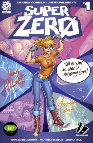 SuperZero #1 PAPERFILMS Store EXCLUSIVE Cover (DIALOGUE AND SIGNATURE EDITION)