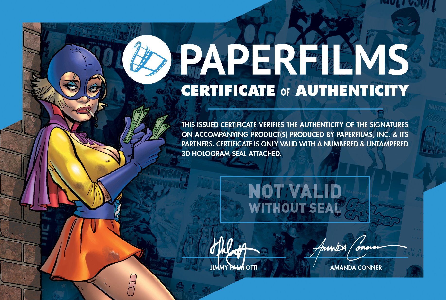 HARLEY QUINN AND BIRDS OF PREY #2 – PAPERFILMS EXCLUSIVE – JIMMY PALMIOTTI  SKETCH