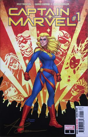 Captain Marvel #1 - Amanda Conner cover **Signed version**