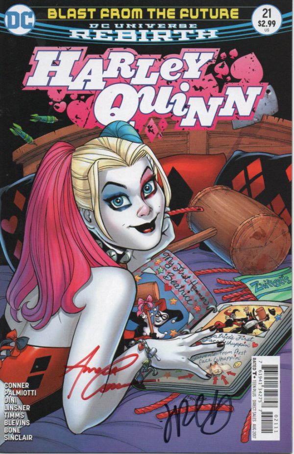 Harley Quinn Bundle Set - Regular and Variant cover (Conner Palmiotti signed) - Image 4