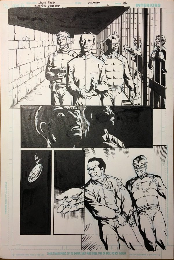 Two Face: Year One #1 pg 46 - Jesus Saiz & Jimmy Palmiotti