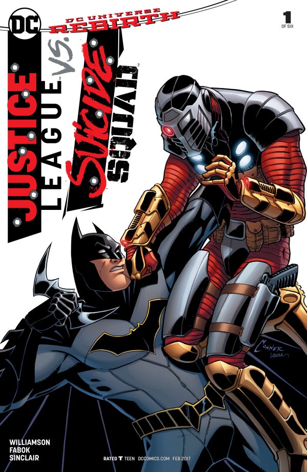 Justice League vs Suicide Squad #1: Batman Deadshot Variant Cover - Image 3