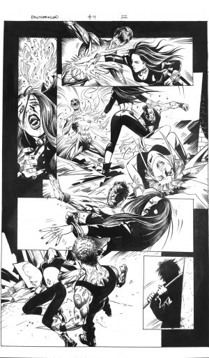 Brotherhood #4, pg 22 Leonardo Manco & Jimmy Palmiotti - Original Art