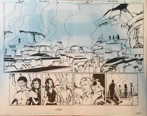 Countdown #12, pg 2-3 Jesus Saiz & Jimmy Palmiotti - Original Art