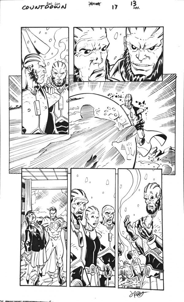 Countdown #17, pg 13 Ron Lim & Jimmy Palmiotti - Original Art