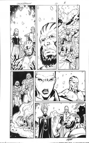 Countdown #17, pg 16 Ron Lim & Jimmy Palmiotti - Original Art