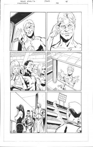 Countdown #43, pg 15 Manuel Garcia & Jimmy Palmiotti - Original Art