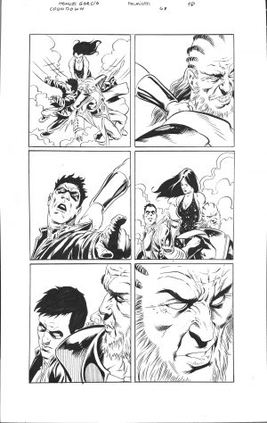 Countdown #43, pg 18 Manuel Garcia & Jimmy Palmiotti - Original Art