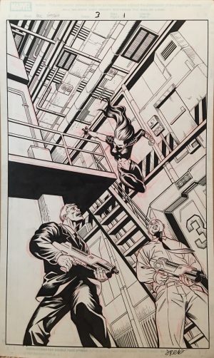 Doc Samson #3, pg 1 Juan Homs & Jimmy Palmiotti - Original Art