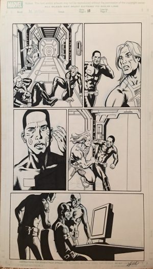 Doc Samson #3, pg 13 Juan Homs & Jimmy Palmiotti - Original Art