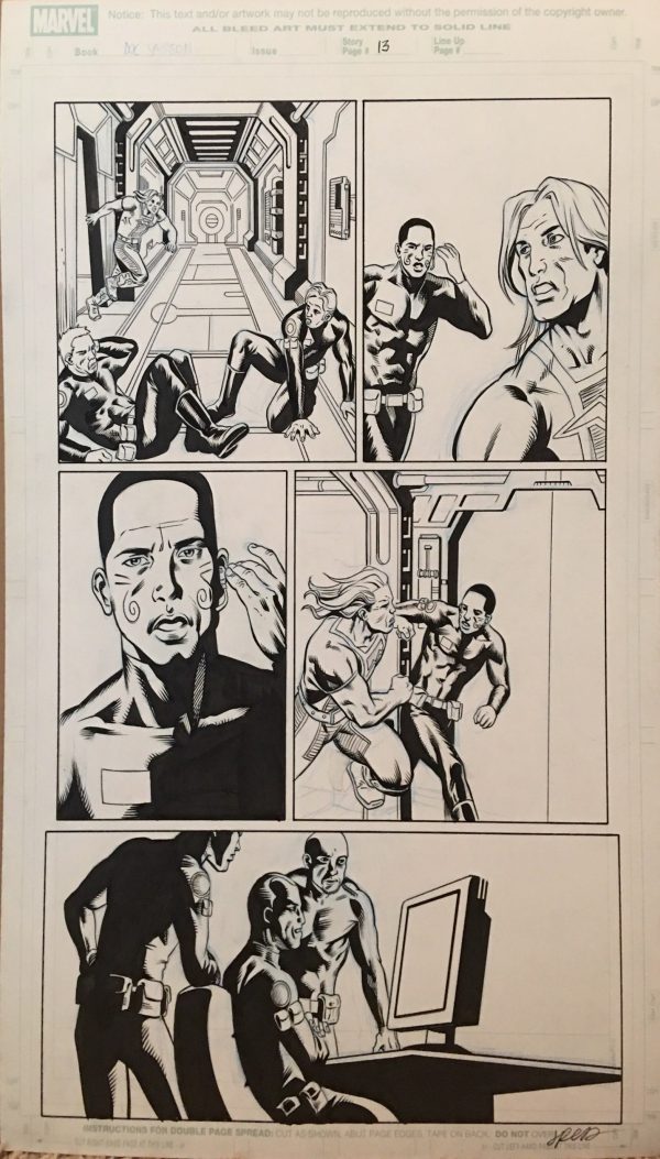 Doc Samson #3, pg 13 Juan Homs & Jimmy Palmiotti - Original Art