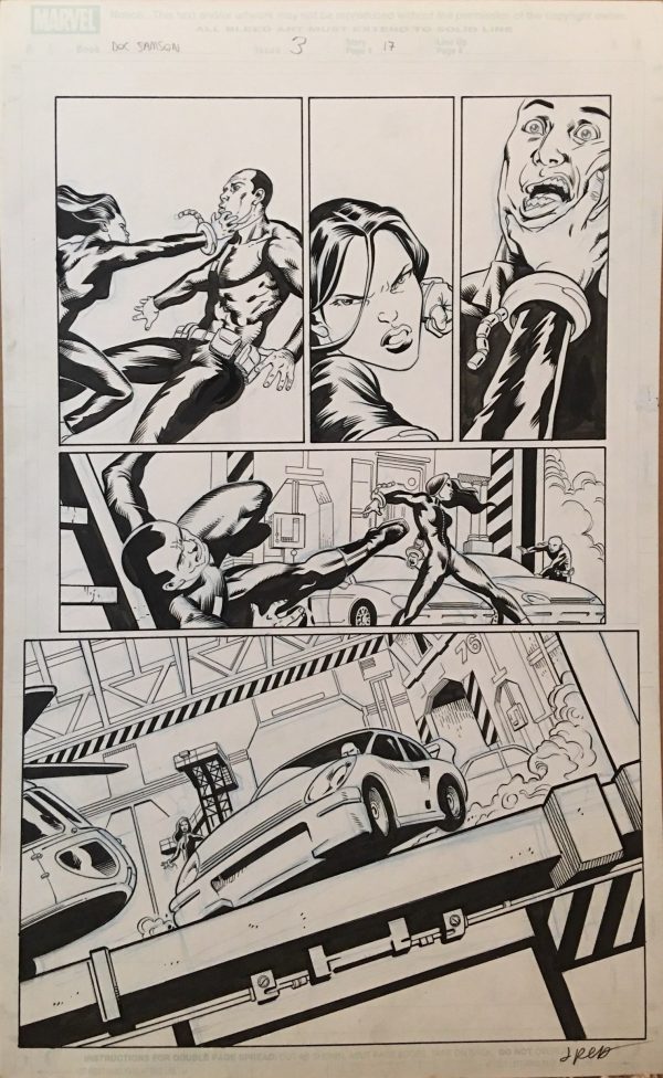 Doc Samson #3, pg 17 Juan Homs & Jimmy Palmiotti - Original Art