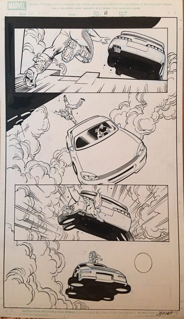 Doc Samson #3, pg 18 Juan Homs & Jimmy Palmiotti - Original Art