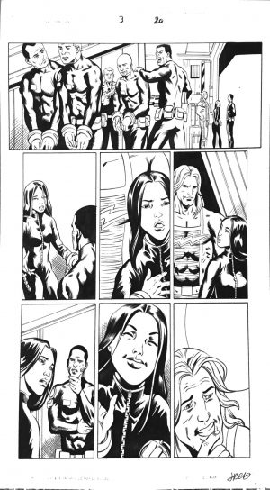 Doc Samson #3, pg 20 Juan Homs & Jimmy Palmiotti - Original Art