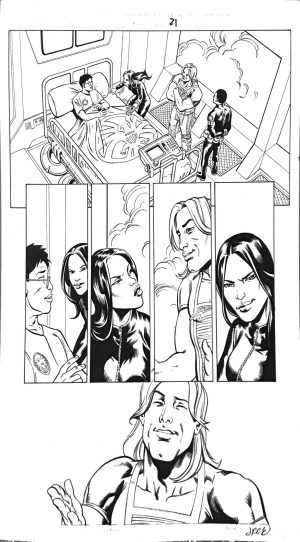 Doc Samson #3, pg 21 Juan Homs & Jimmy Palmiotti - Original Art