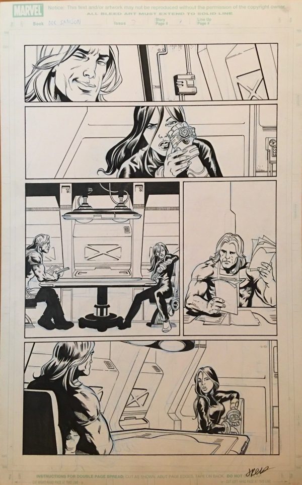 Doc Samson #3, pg 7 Juan Homs & Jimmy Palmiotti - Original Art