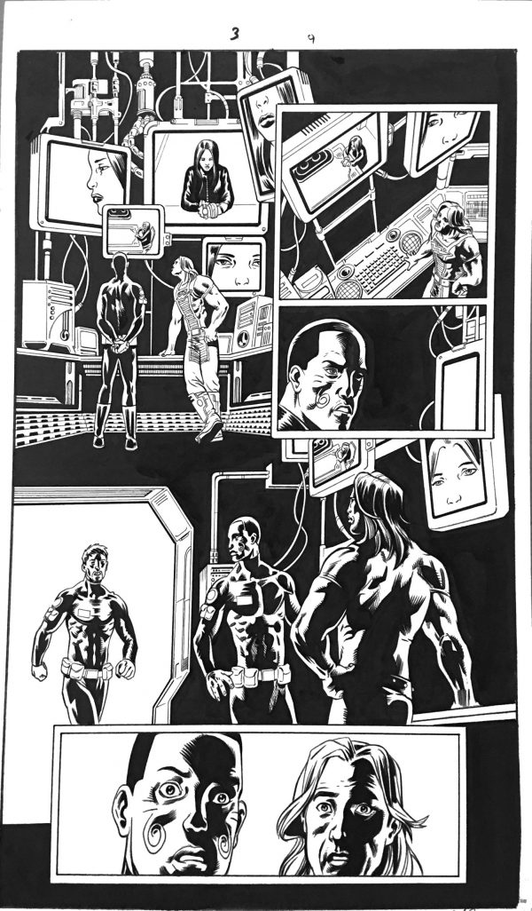 Doc Samson #3, pg 9 Juan Homs & Jimmy Palmiotti - Original Art