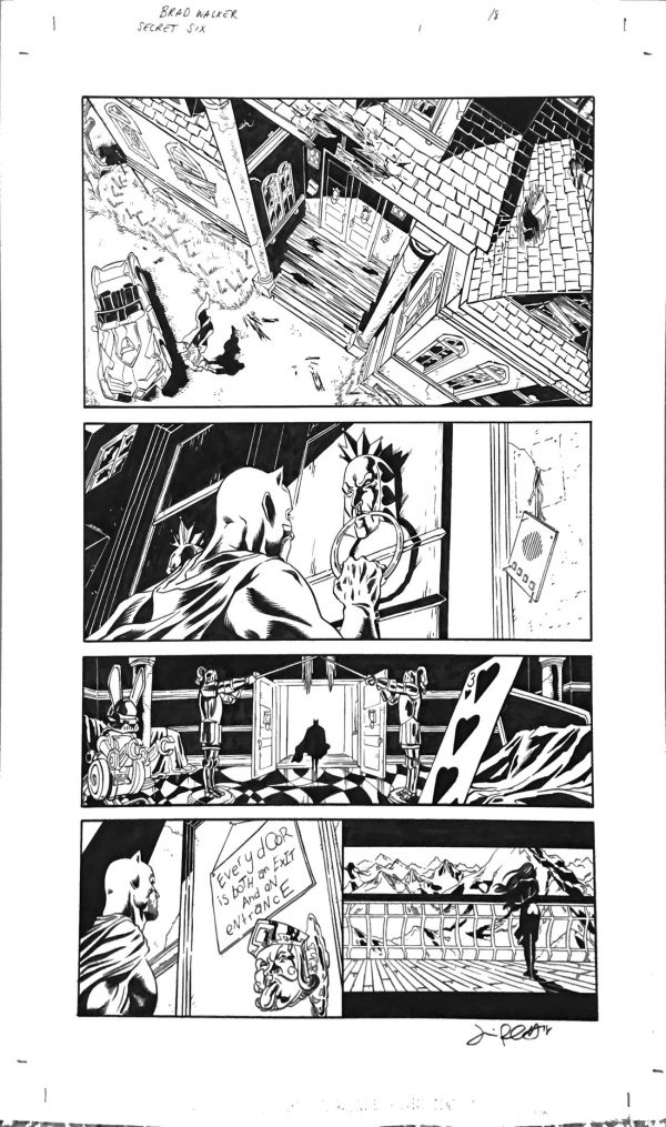 Secret Six #1, pg. 18 Brad Walker & Jimmy Palmiotti - Original Art