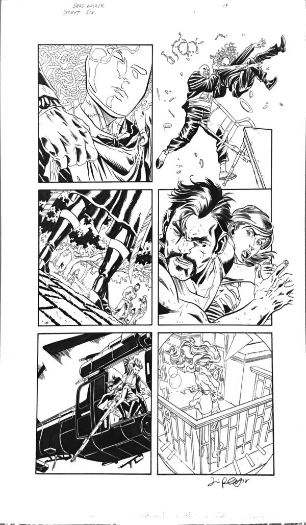 Secret Six #1, pg. 19 Brad Walker & Jimmy Palmiotti - Original Art