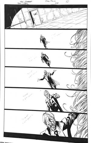 Teen Titans #57, pg. 10 Eddy Barrows & Jimmy Palmiotti - Original Art