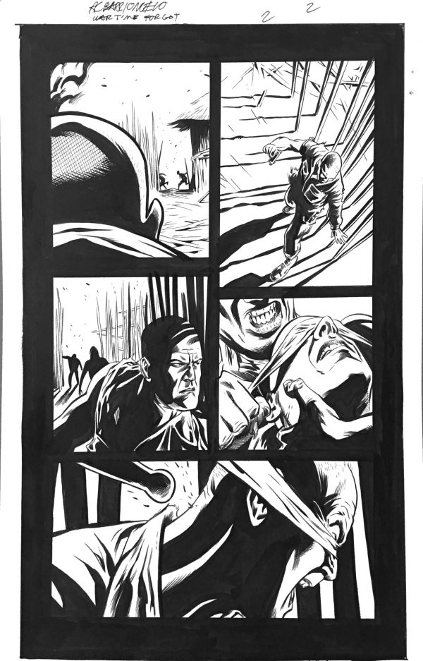 The War That Time Forgot #2, pg. 2 Al Barrionuevo & Jimmy Palmiotti - Original Art