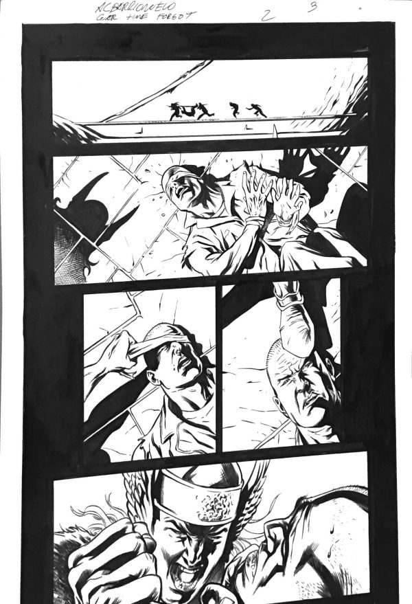 The War That Time Forgot #2, pg. 3 Al Barrionuevo & Jimmy Palmiotti - Original Art
