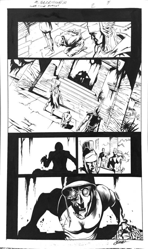 The War That Time Forgot #2, pg. 5 Al Barrionuevo & Jimmy Palmiotti – Original Art | PaperFilms