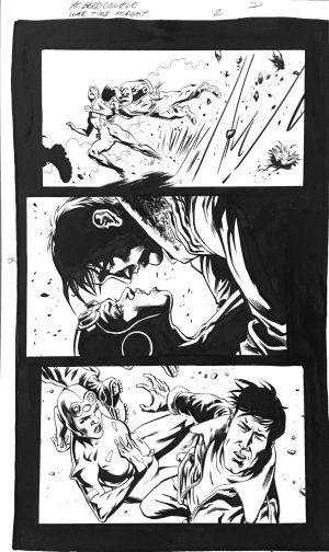 The War That Time Forgot #2, pg. 7 Al Barrionuevo & Jimmy Palmiotti - Original Art