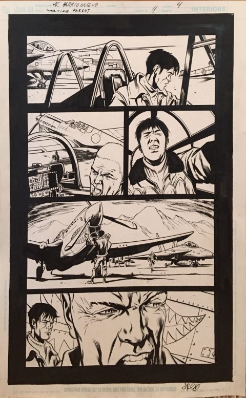 The War That Time Forgot #4, pg. 4 Al Barrionuevo & Jimmy Palmiotti – Original Art | PaperFilms