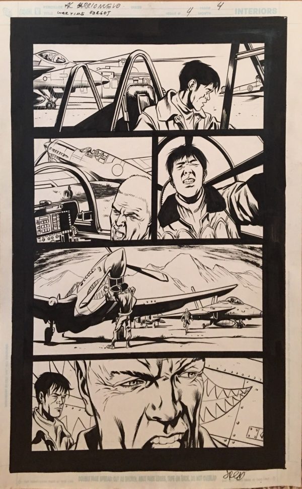 The War That Time Forgot #4, pg. 4 Al Barrionuevo & Jimmy Palmiotti - Original Art