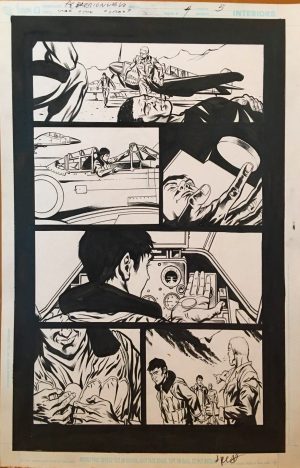 The War That Time Forgot #4, pg. 5 Al Barrionuevo & Jimmy Palmiotti - Original Art