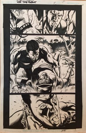 The War That Time Forgot #4, pg. 7 Al Barrionuevo & Jimmy Palmiotti - Original Art