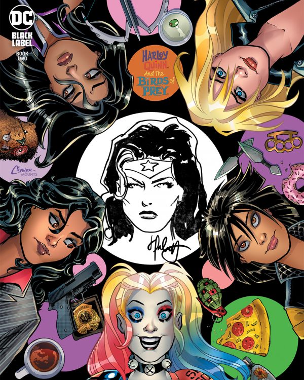 HARLEY QUINN AND BIRDS OF PREY #2 - PAPERFILMS EXCLUSIVE - JIMMY PALMIOTTI SKETCH