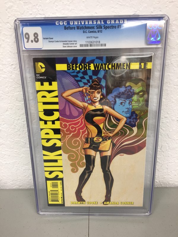 BEFORE WATCHMEN: SILK SPECTRE #1 - DAVE JOHNSON VARIANT COVER - CGC 9.8