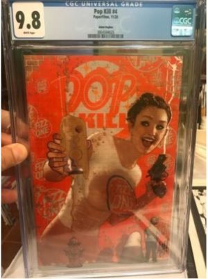 POP KILL #4 - ADAM HUGHES SEXY VARIANT COVER - CGC 9.8