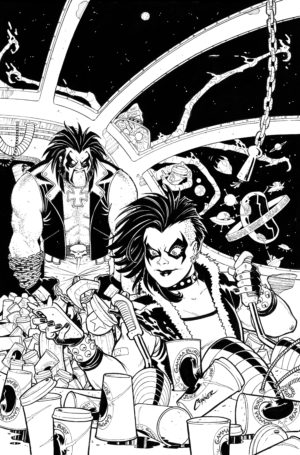 CRUSH AND LOBO #2 COVER AMANDA CONNER