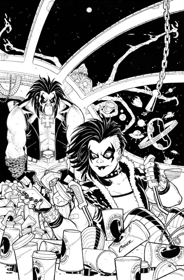 CRUSH AND LOBO #2 COVER AMANDA CONNER