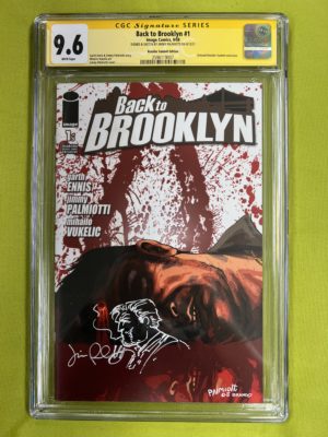 BACK TO BROOKLYN #1 - DIAMOND EXCLUSIVE - PALMIOTTI REMARQUE - SIGNED CGC 9.6