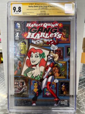 HARLEY QUINN GANG OF HARLEYS #1 - Variant - AMANDA CONNER SKETCH - POISON IVY -  CGC 9.8