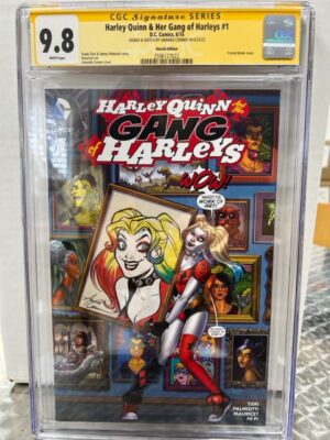 HARLEY QUINN GANG OF HARLEYS #1 - Variant - AMANDA CONNER SKETCH - HARLEY QUINN -  CGC 9.8
