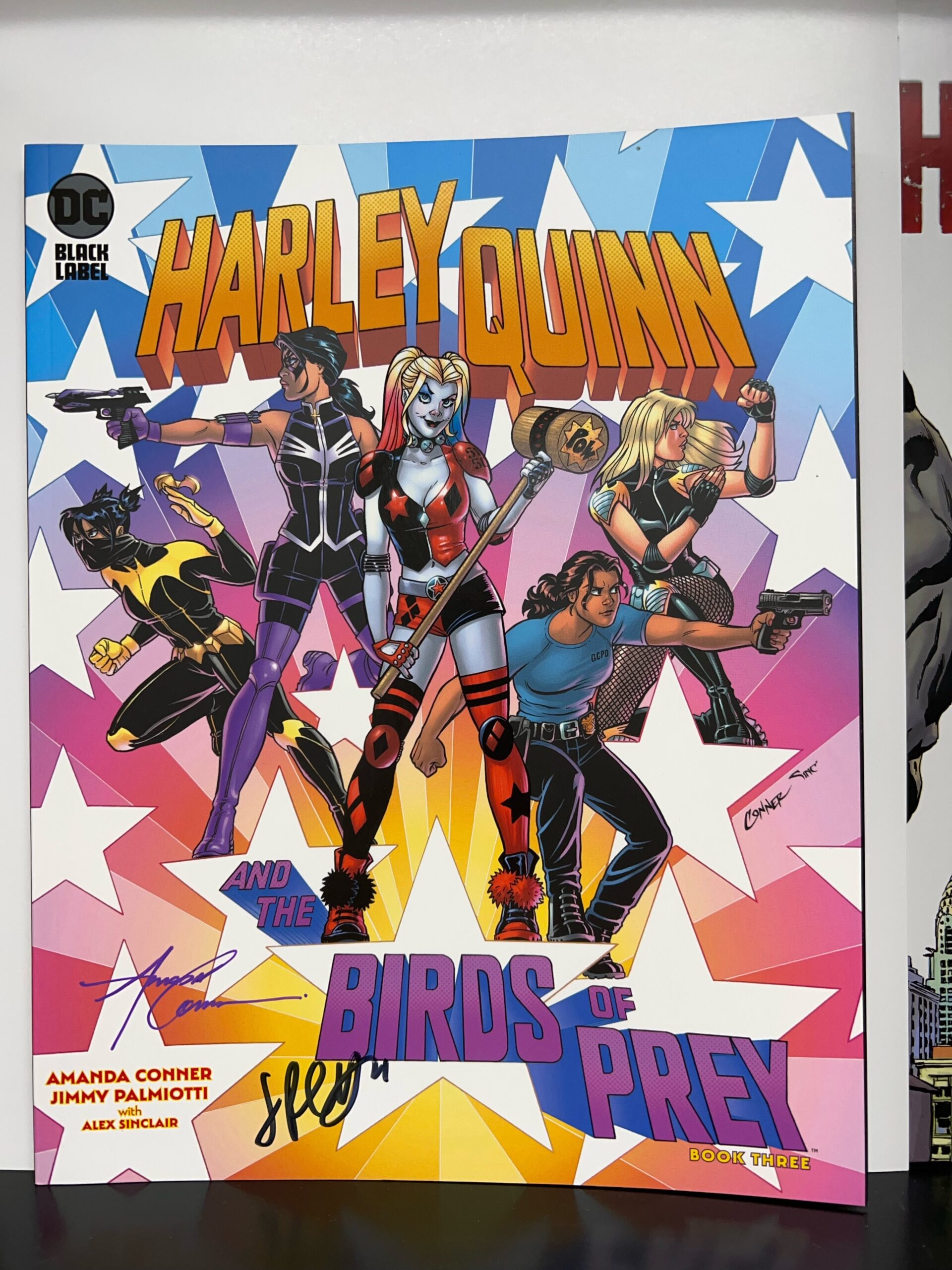 HARLEY QUINN & BIRDS OF PREY #3 - CONNER STD COVER - SIGNED