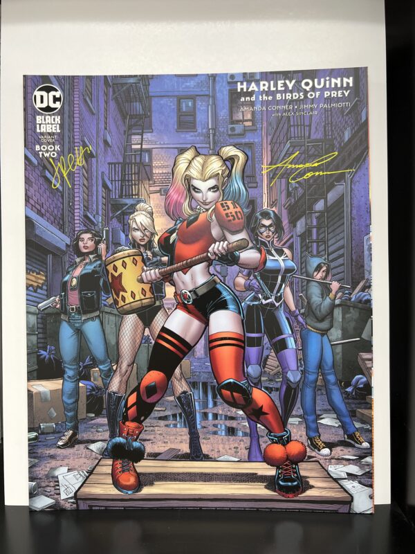 HARLEY QUINN & BIRDS OF PREY #2 - ADAMS VARIANT COVER - SIGNED