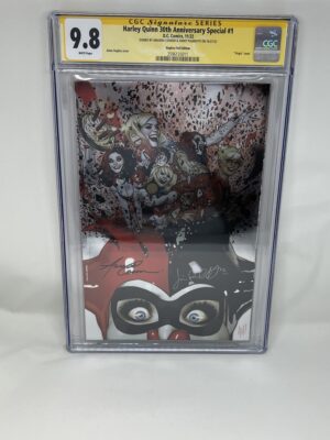 HARLEY QUINN 30TH ANNIVERSARY SPECIAL #1 - ADAM HUGHES FOIL COVER - CGC 9.8 (SIGNED)