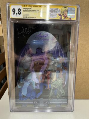 GARGOYLES #1 - LIMITED 1:500 FOIL VARIANT - SIGNED - CGC 9.8 (CUSTOM PRO CGC LABEL)