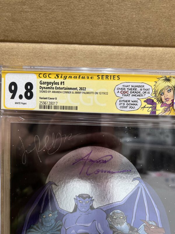 GARGOYLES #1 - LIMITED 1:500 FOIL VARIANT - SIGNED - CGC 9.8 (CUSTOM PRO CGC LABEL) - Image 2