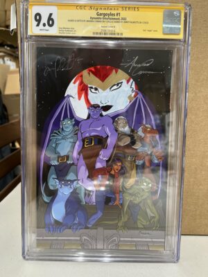 GARGOYLES #1 - LIMITED 1:500 FOIL VARIANT - REMARQUE SIGNED - CGC 9.6 (Copy)