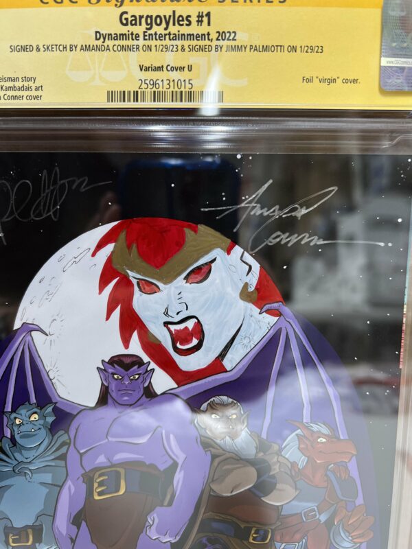 GARGOYLES #1 - LIMITED 1:500 FOIL VARIANT - REMARQUE SIGNED - CGC 9.8 - Image 4