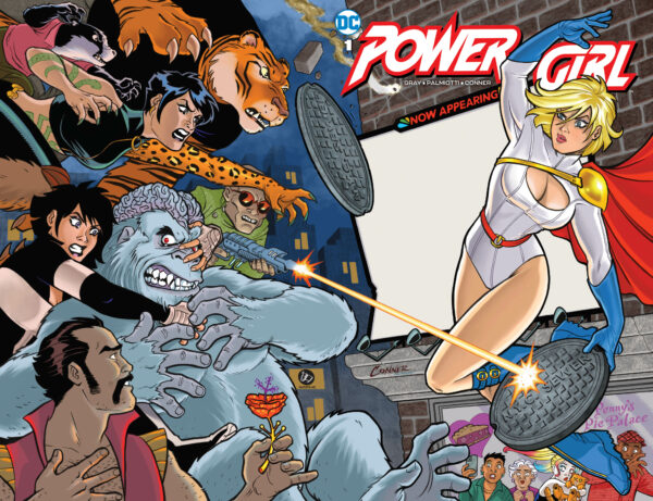 POWER GIRL #1 - PAPERFILMS EXCLUSIVE SKETCH COVER - Image 2